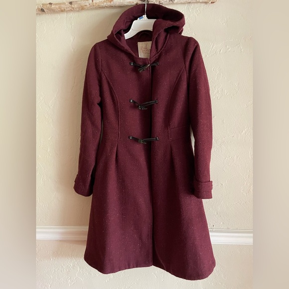 ModCloth Peacoat with hood - Picture 1 of 5